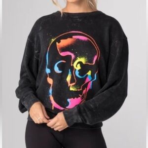 CHRLDR Skull Spray T shirt